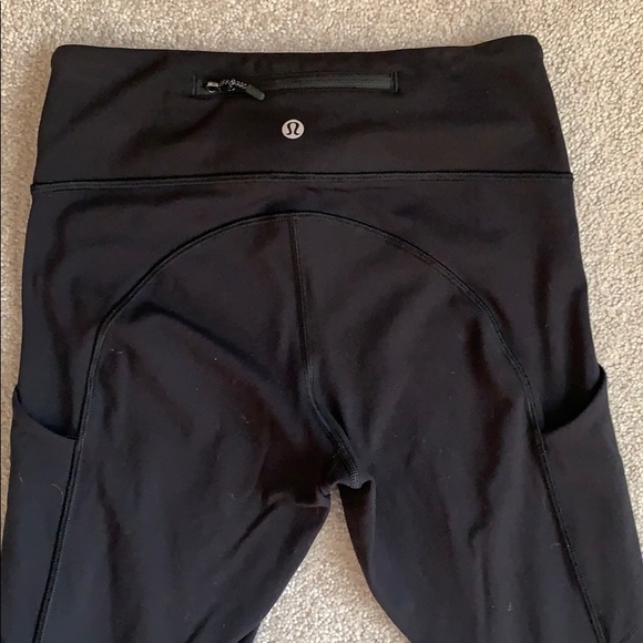Black lululemon leggings. 28” - Picture 2 of 2